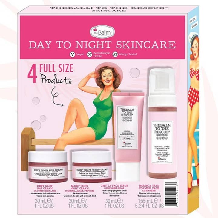Day to Night Skincare Gift Set for wholesale by theBalm Cosmetics EU