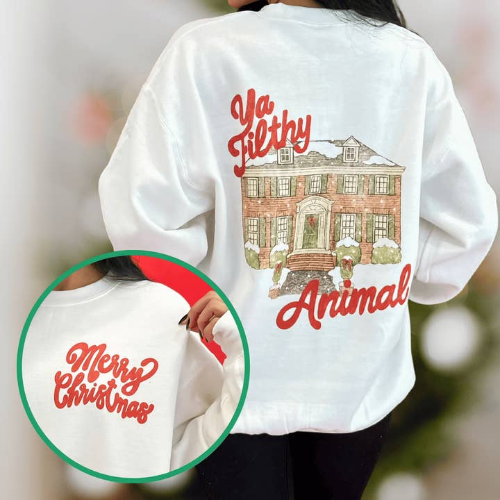 Ya Filthy Animal Sweatshirt for wholesale by Mountain Moverz