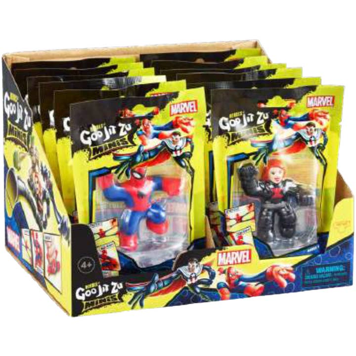 ET Products - Wholesale Squishy Toy - Kids & Baby - Marvel Goo Jit Zu Stretch & Squish Figures 12-Unit Display1