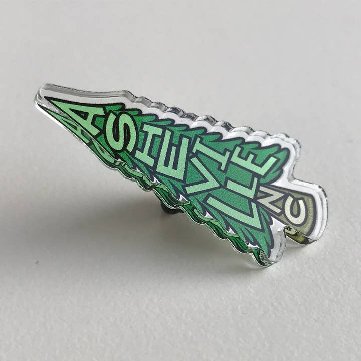 Asheville PIN | Pin | Acrylique pour la vente par Sprouted Scribbles