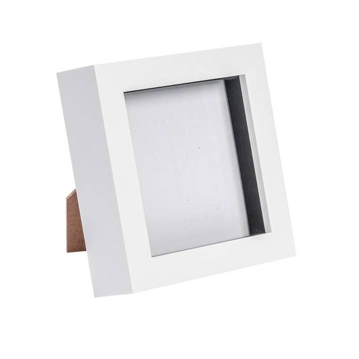 Rinkit Ltd – wholesale Picture frame – Nicola Spring Box Photo Frame - 4x4 - White