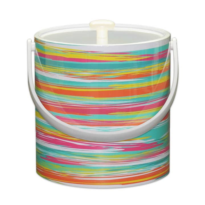 Stripes 3 qt. isspand for engroshandel hos MR. ICE BUCKET, LLC.