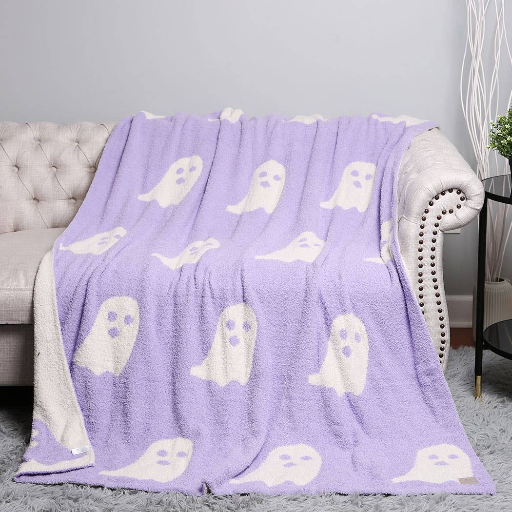 Fashion City - Wholesale Throw Blanket - Ghost Patterned Throw Blanket3
