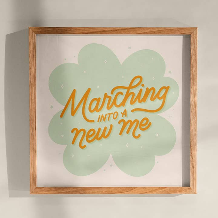 Marching Into a New Me Print for wholesale by Itsjenmade