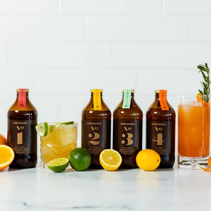 Curious Elixirs - Wholesale Non-Alcoholic Aperitif/Mocktail - New Customer Sample 8 Pack2