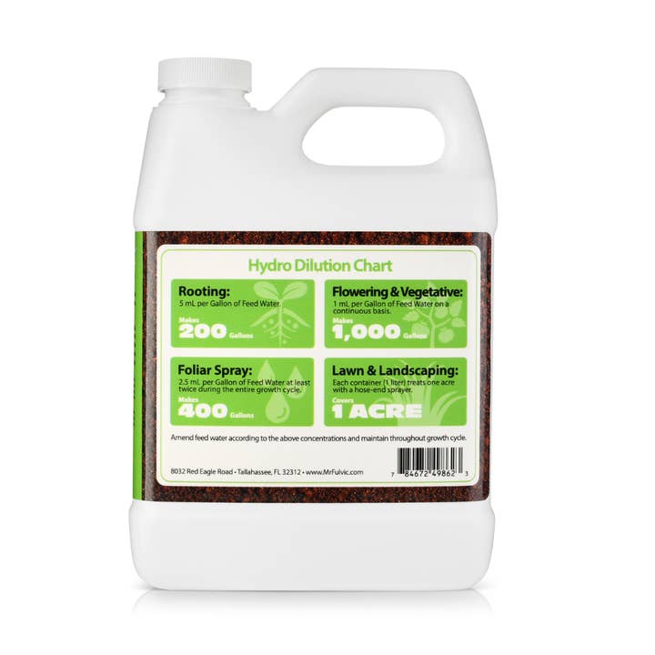 Mr. Fulvic - Wholesale Fertilizer - Mr. Fulvic Liquid Plant and Soil Enhancer - 1 Liter