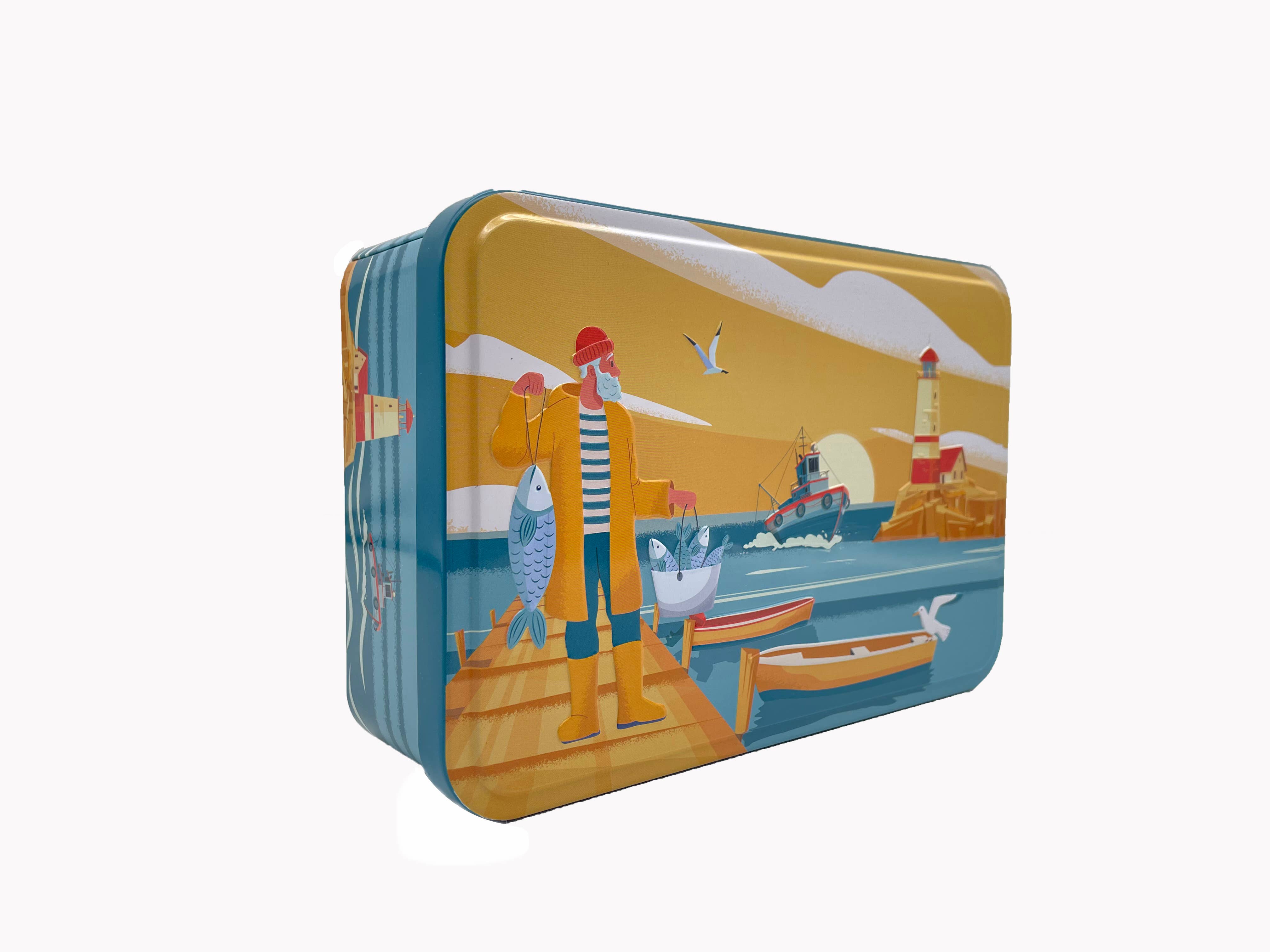 ATELIER D – Großhandel Cookie – Metallbox 350 g – Natürliches Sortiment – Rückkehr zum Hafen0