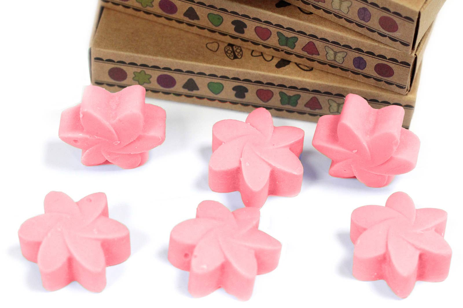 AW Artisan - Wholesale Wax melt - 5x Boxes of 6 Soy Waxes - Classic Pink4