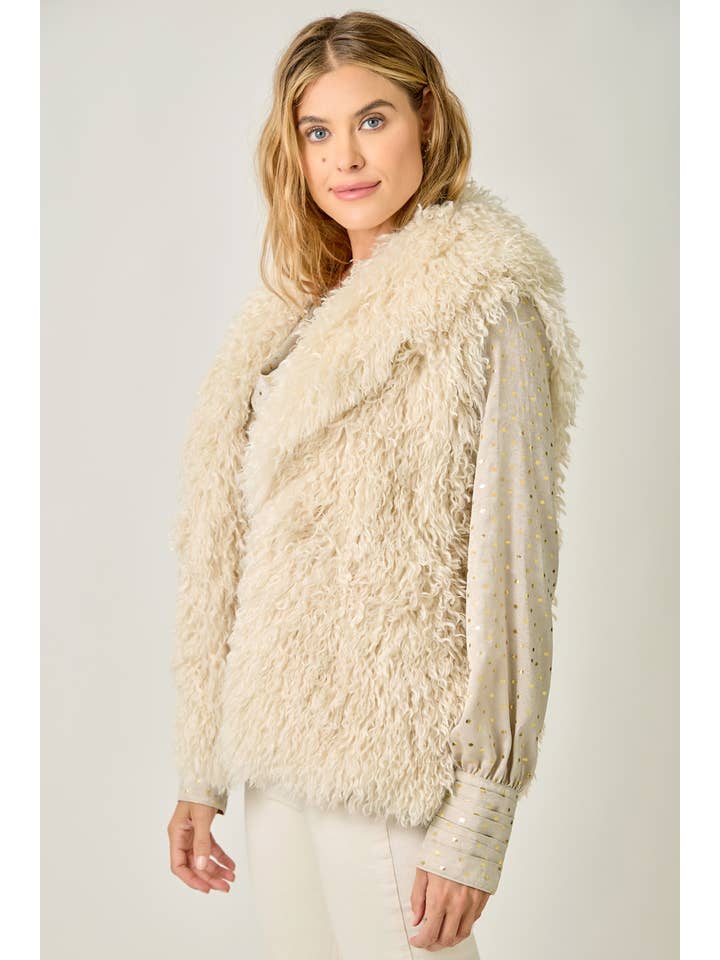 Mystree - Venta al por mayor Chaleco de abrigo - Mujer - Chaleco de Piel Sintética Peluda 6124212