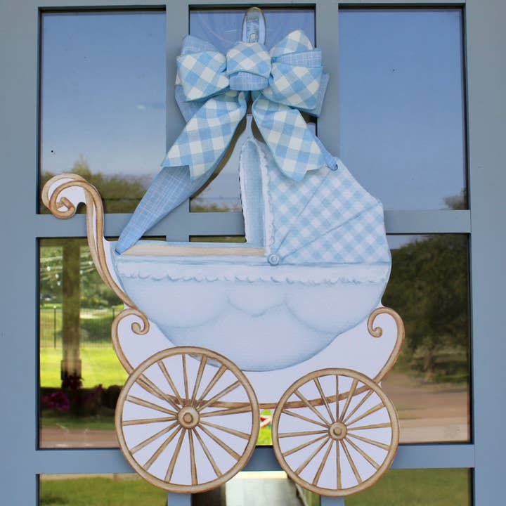 Front Porch Elegance - Wholesale Door Hanger - Welcome Baby- Door Hanger
