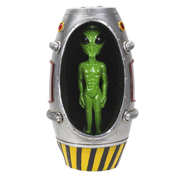 Pacific Trading - Wholesale Incense Holder - Alien UFO Space Capsule Backflow Burner C/181
