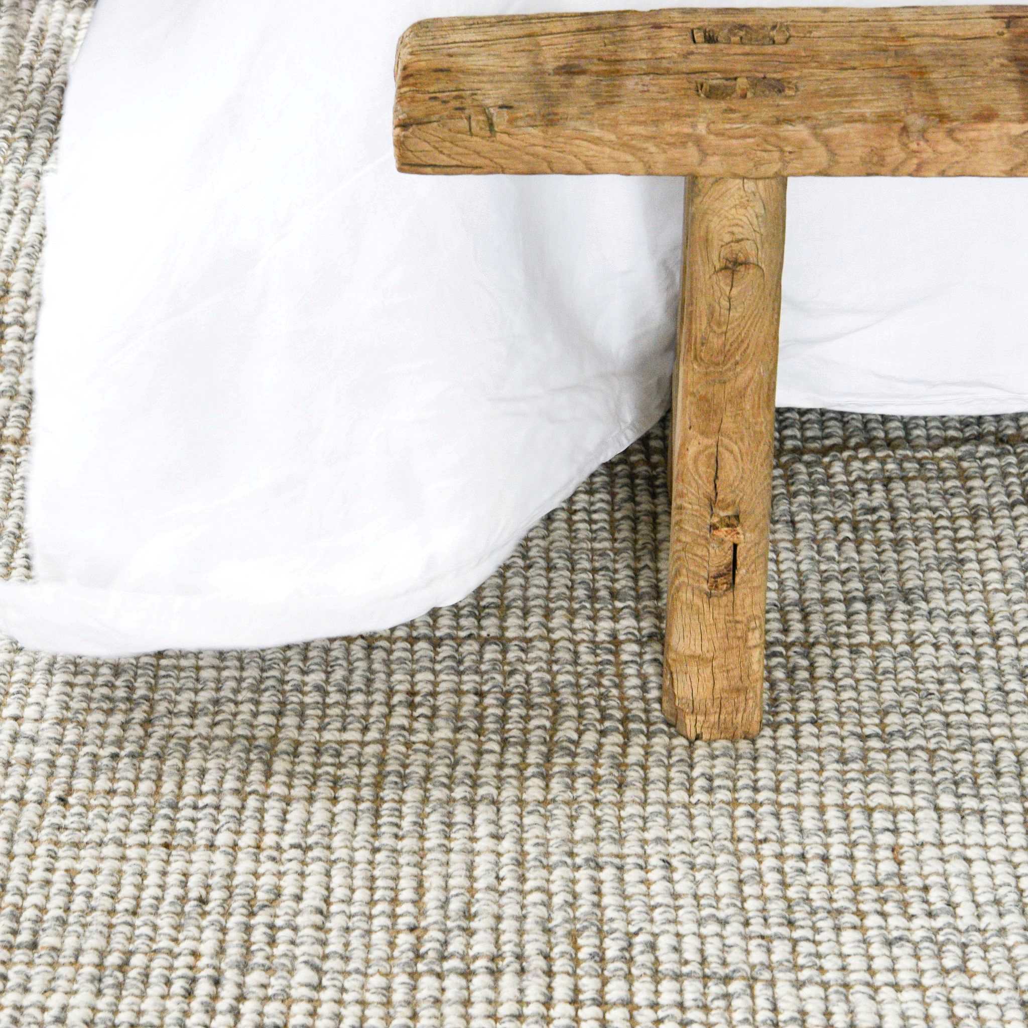 North Avalon - Wholesale Area Rug - Carter | Heathered Wool & Jute Bouclé Rug8