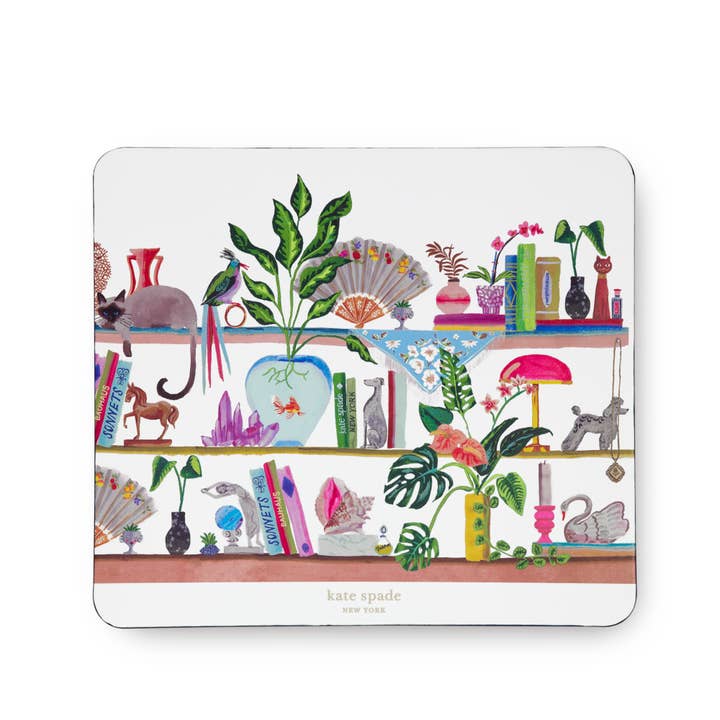 Mouse Pad, Bookshelf for wholesale by Kate Spade New York by Lifeguard Press
