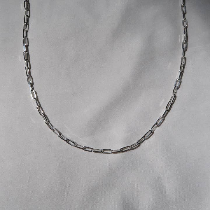 Paperclip Chain (Silver) for wholesale by Hello Koai