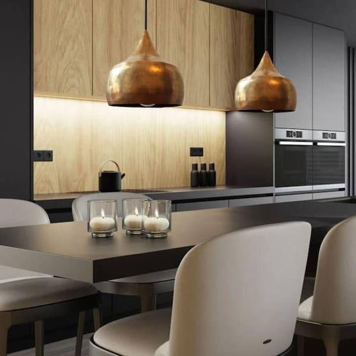 martitec - Wholesale Chandelier/Hanging Light - pendant light Handcrafted Copper Pendant Lights For Kitchen 3