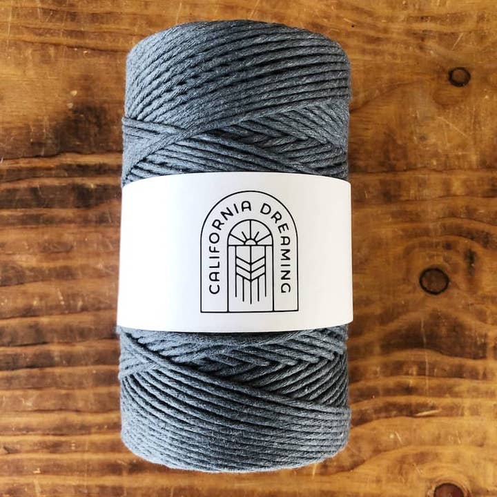 California Dreaming Macrame - Wholesale Yarn - 2mm recycled cotton rope | twisted | 200m8