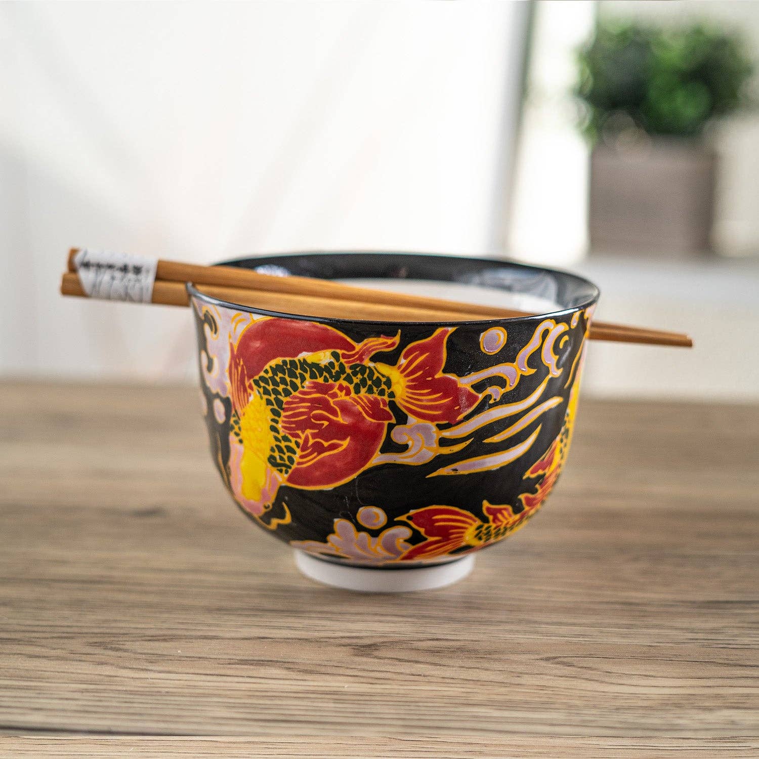 Urban Tokyo - Wholesale Kom - 18oz 5"D Donburi Kom Met Set Van Eetstokjes Koi Vis (4/16)2