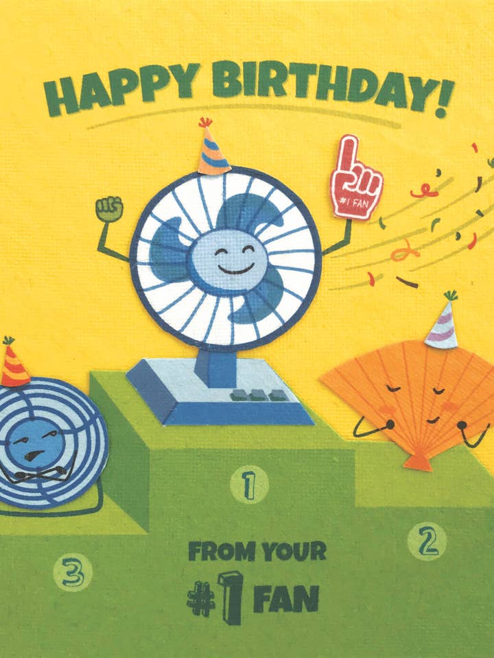 Number 1 Fan Birthday for wholesale by Good Paper