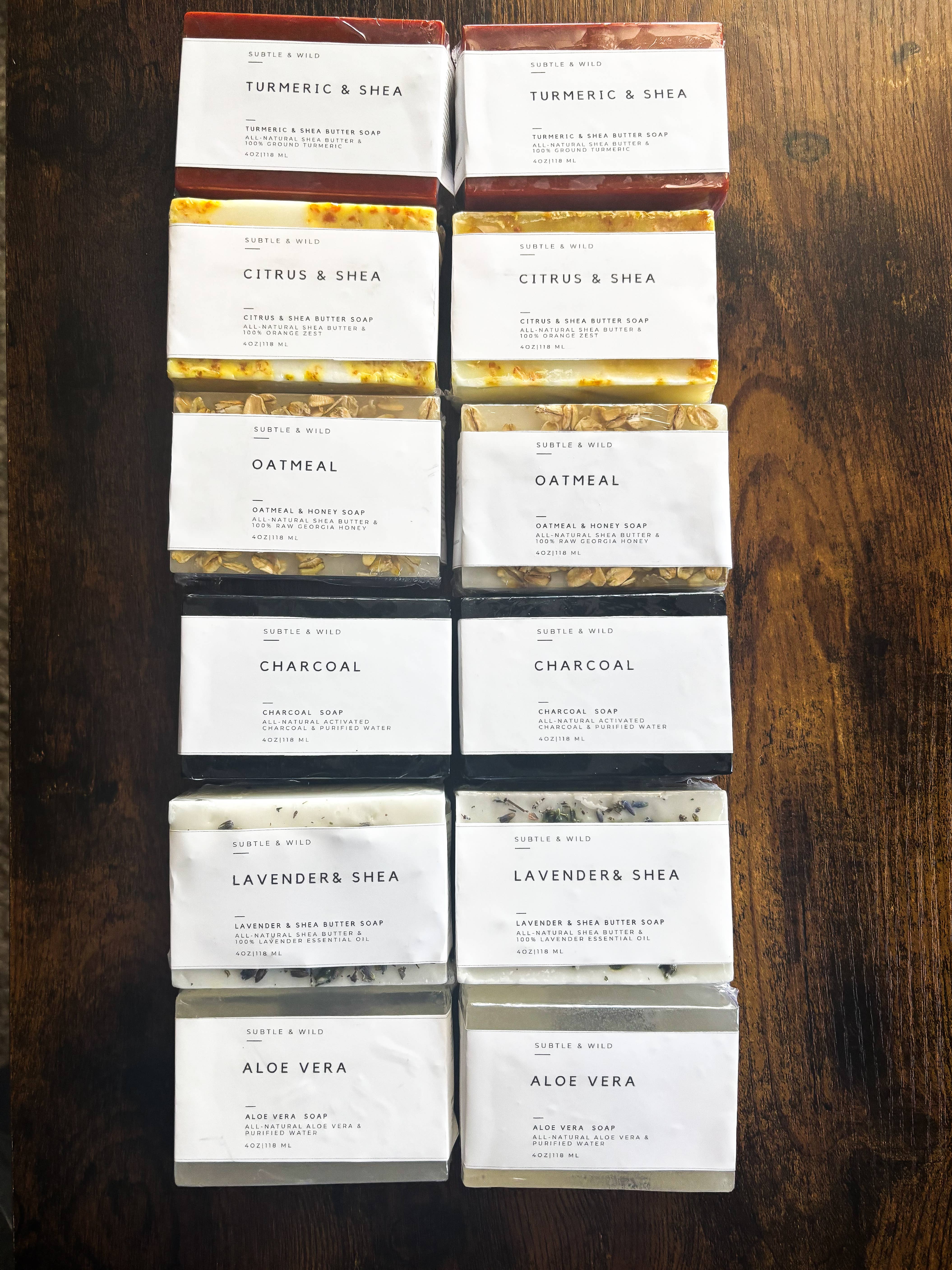 Subtle & Wild - Wholesale Bar Soap - 6Variety Soaps|Handmade Soap|White Label|Private Label|Soap 3