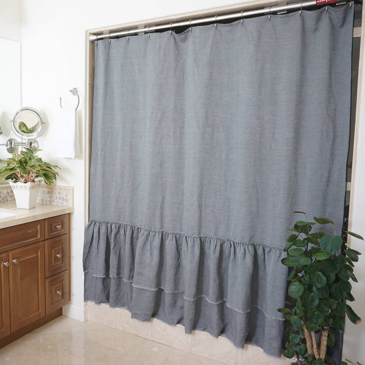 Native Linum - Wholesale Shower Curtain - Tara Shower Curtain8