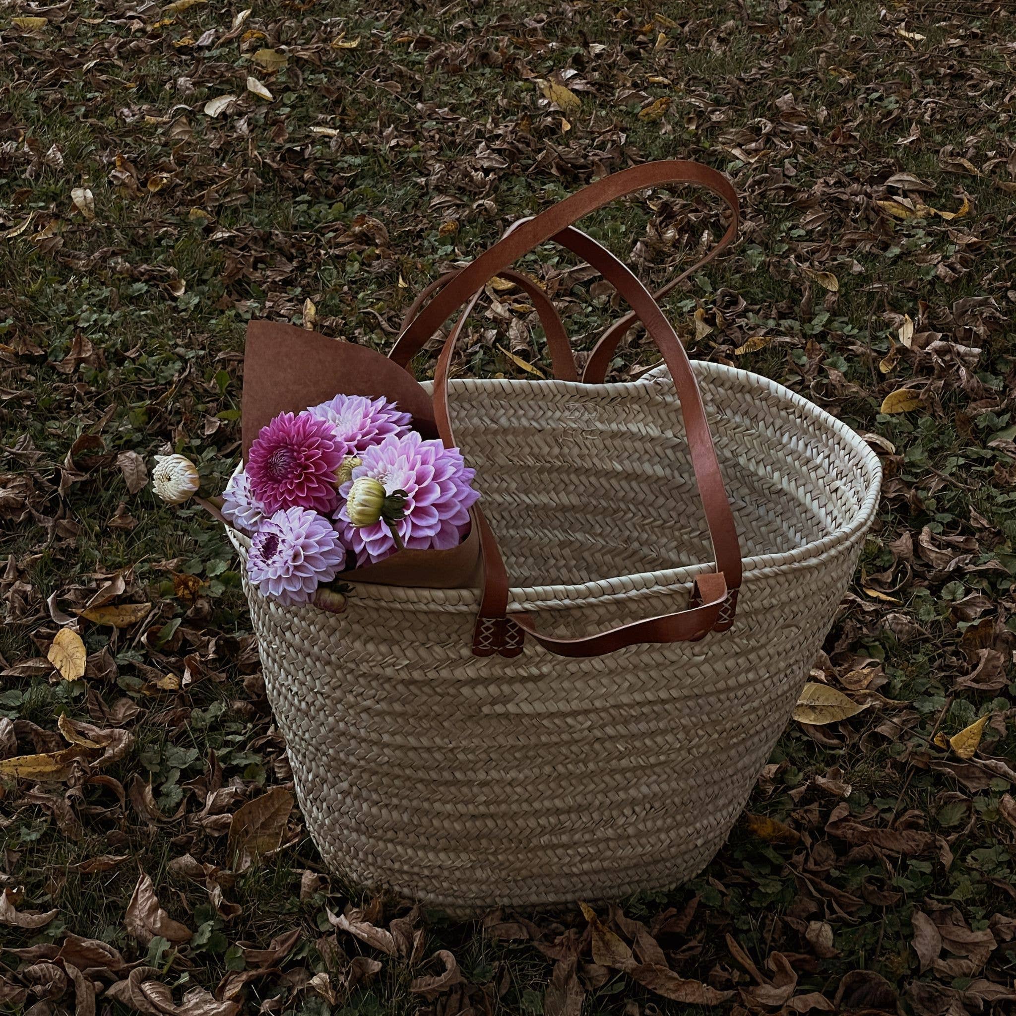 Kaaterskill Market - Wholesale Beach Bag - Parisian Farmer's Market Tote Basket8
