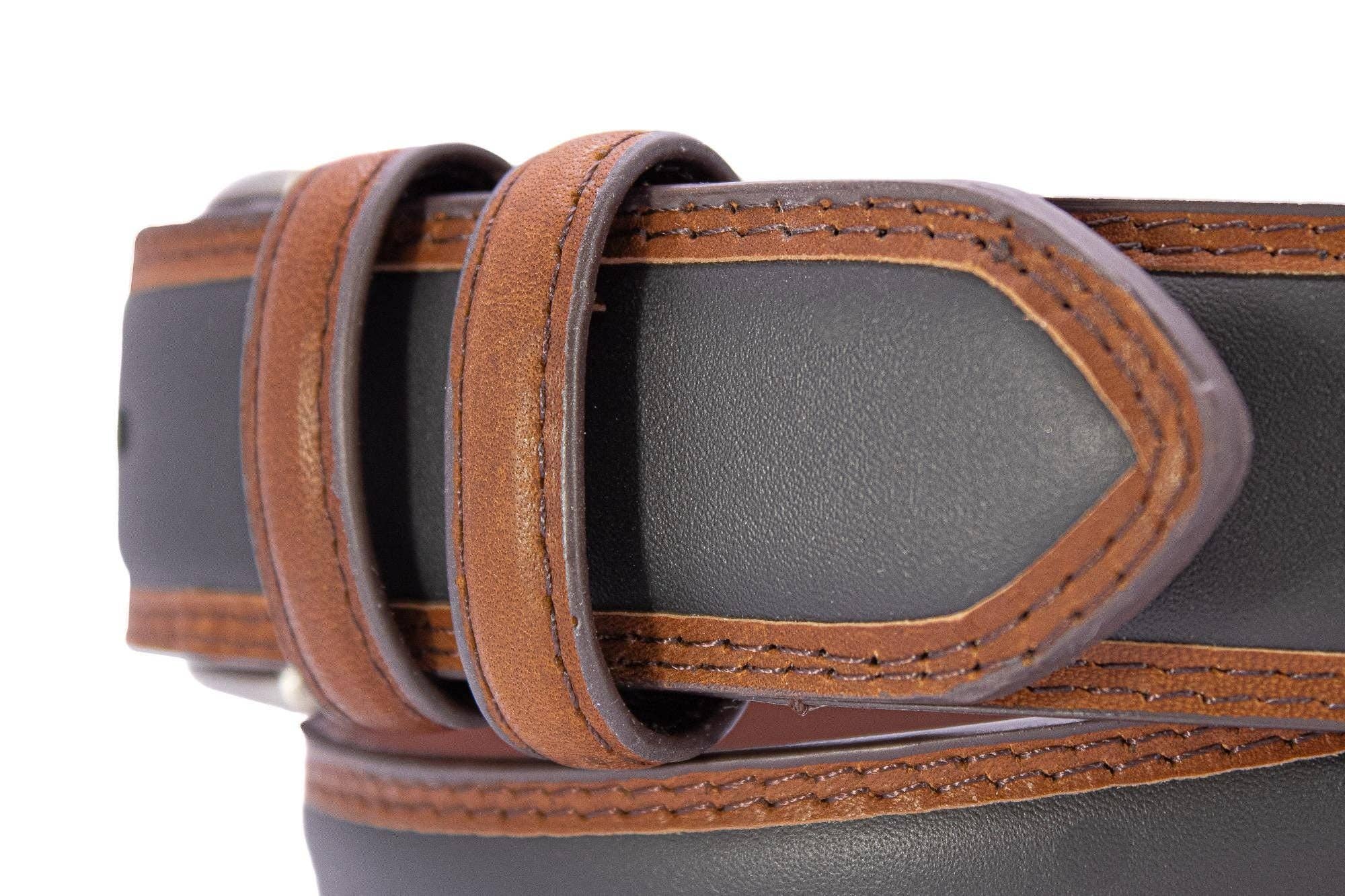 Zep-Pro - Wholesale Belt - Men's - Virginia Tech Hokies Men's Collegiate Two Tone Leather Belt.5
