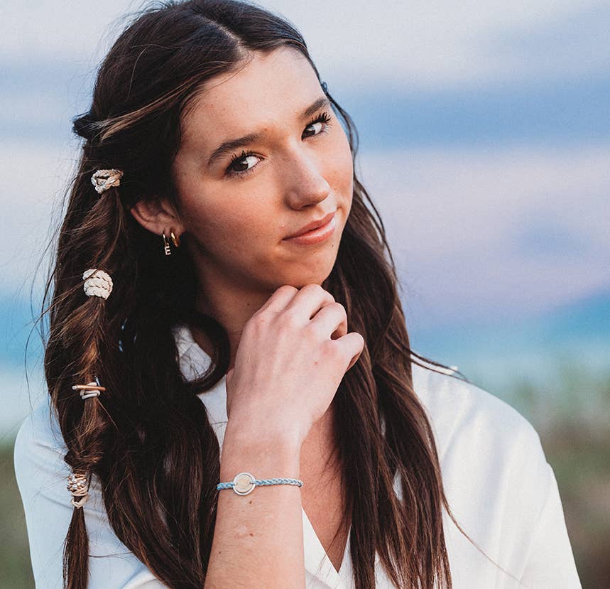 K'lani hair tie bracelets - Wholesale Jewelry Set - "Wonder" Moon & Stars Hair Tie Bracelets3