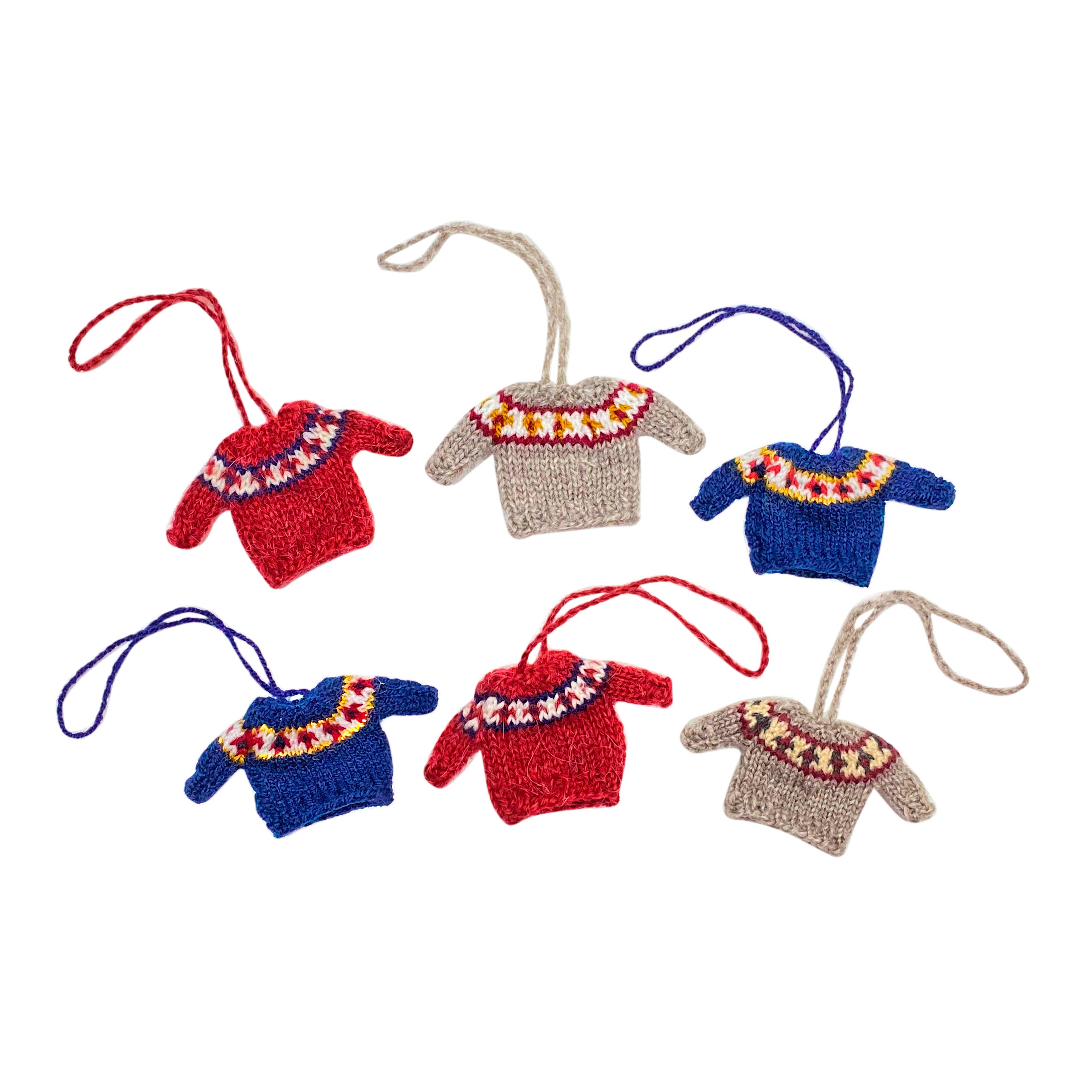 Azerbaijani Socks – wholesale Ornament – Mini Sweater Ornaments1