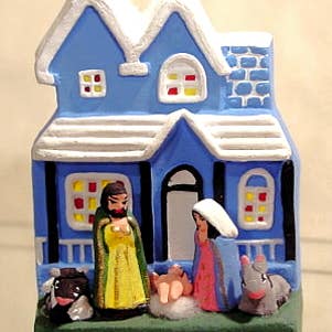 Arara Enterprises - Wholesale Nativity Scene Decor - 364D Portico W/Nativity miniature