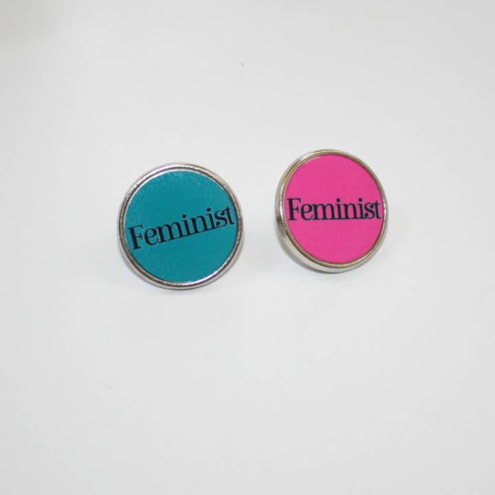 Feminist Pin - Stainless Steel Lapel Pin and other Purchase Wholesale bulk backpacks. Free Returns & Net 60 Terms on Faire trending on Faire.