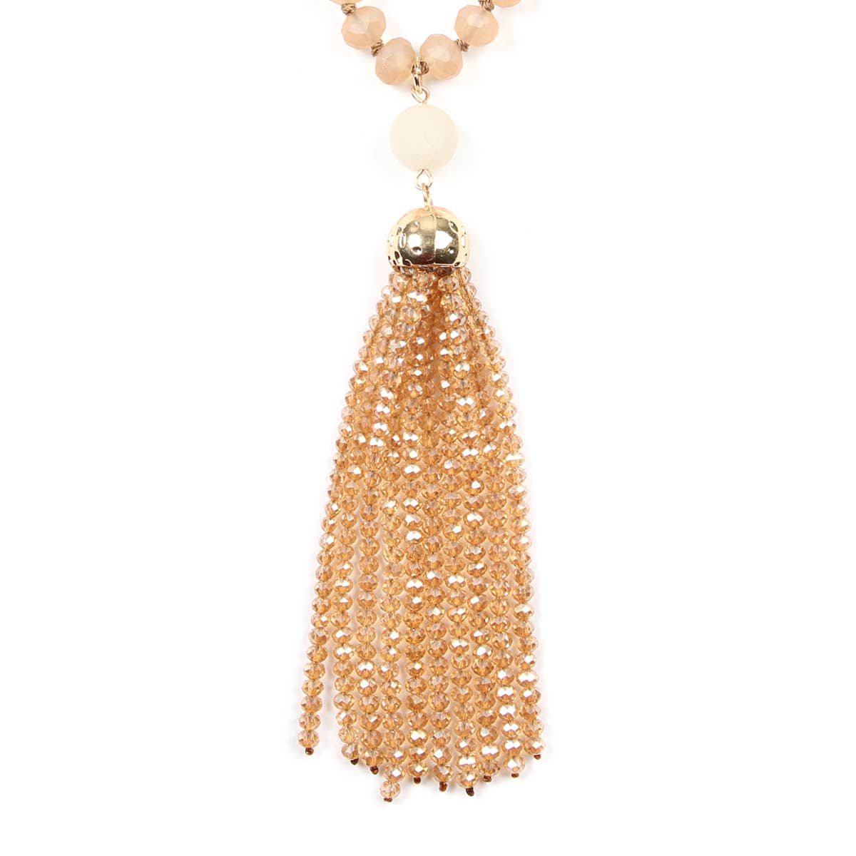 MYS Wholesale Inc - Wholesale Pendant/Charm Necklace - Rondelle Tassel Pendant With Polycord Necklace9