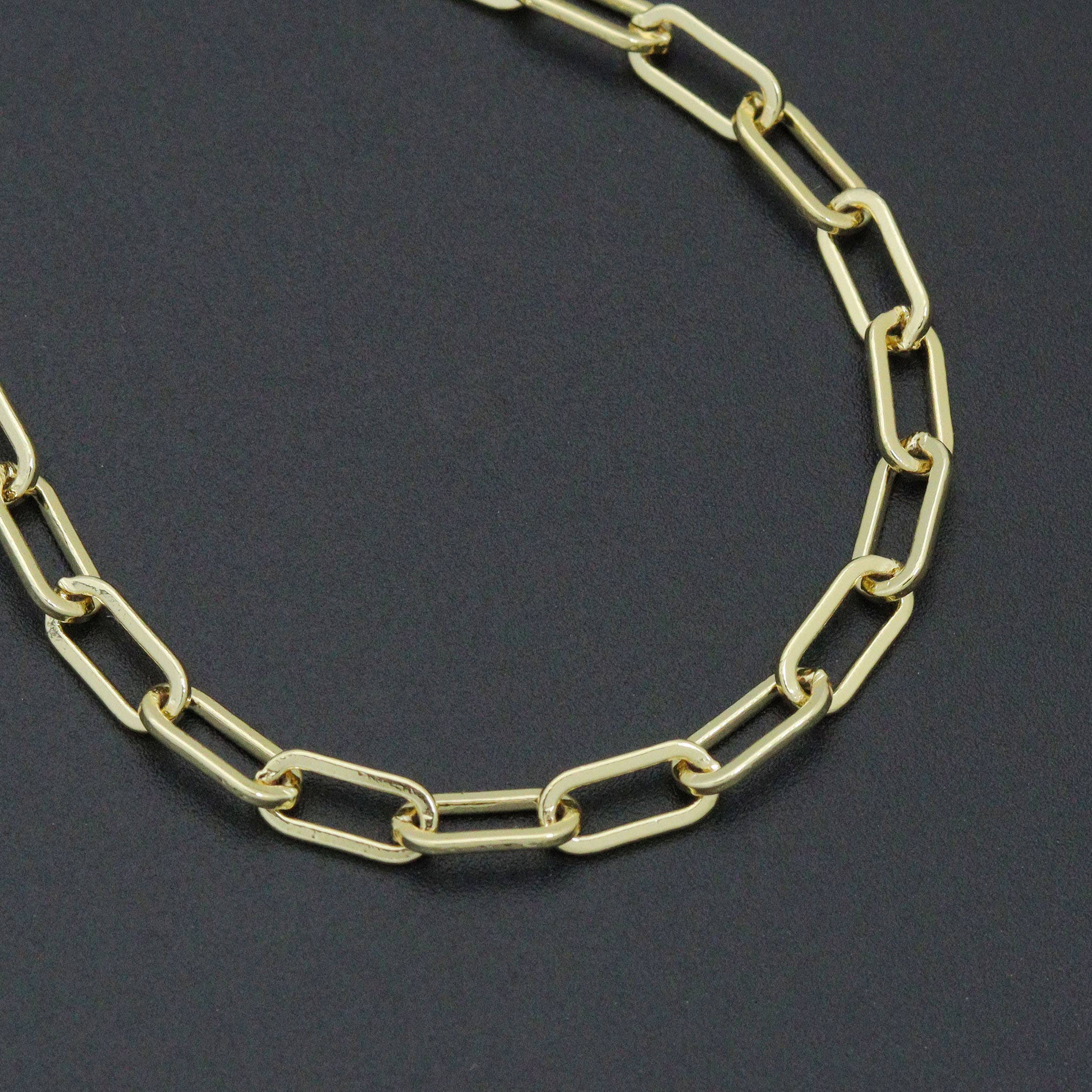 BestBeads&Beyond - Wholesale Link & Chain Necklace - Small Link Paperclip Necklace bracelet, sku#EF2229