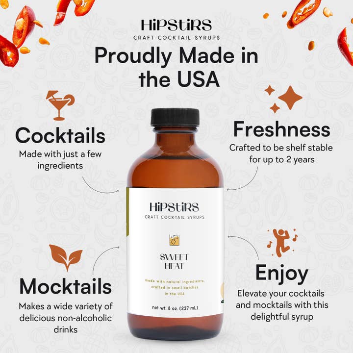 Liquid Alchemist Syrups - Wholesale Cocktail Mix/Syrup - HipStirs Sweet Heat Jalapeño Simple Syrup2