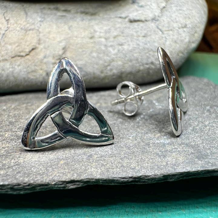 Celtic Crystal Designs Jewelry & Gifts - Wholesale Stud/Post Earrings - Zephyr Celtic Trinity Knot Earrings8