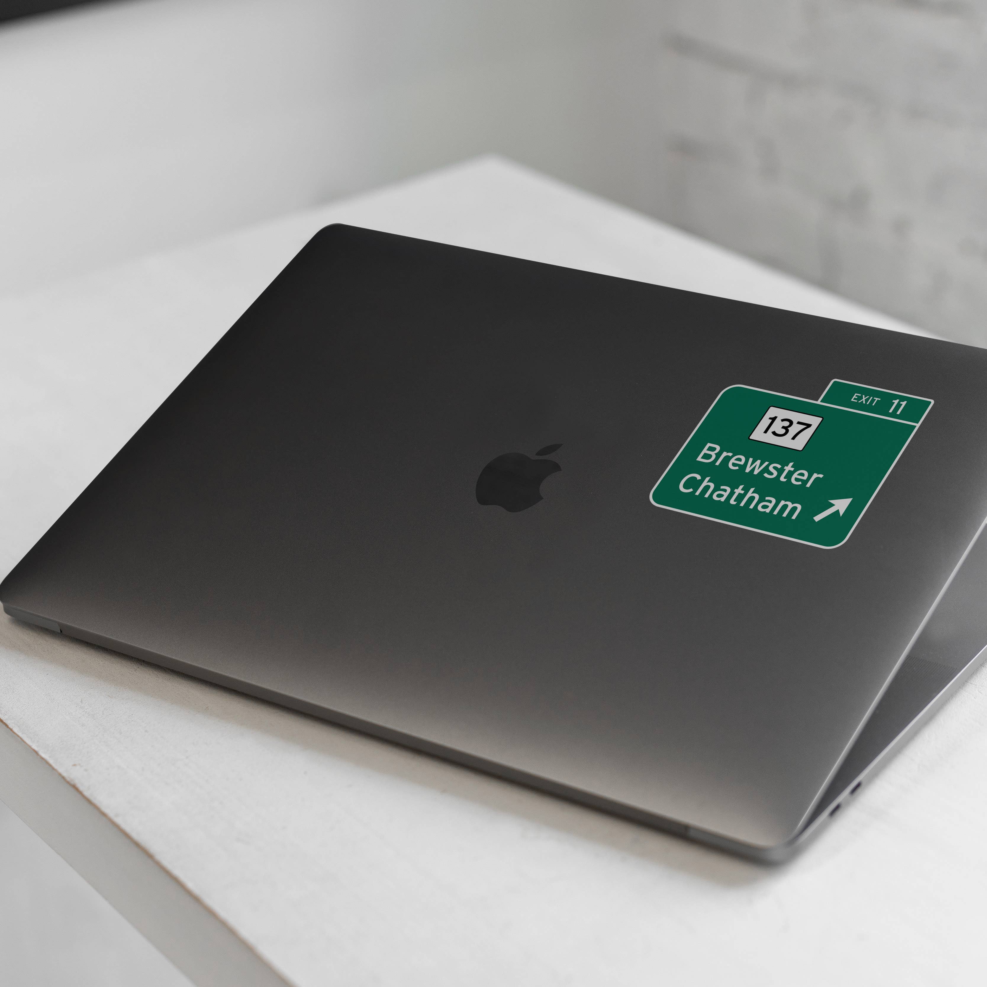 Cape Cod Stickers - Wholesale Sticker - Exit 11 Route 6 Old Cape Cod Exit Number Waterproof Sticker3