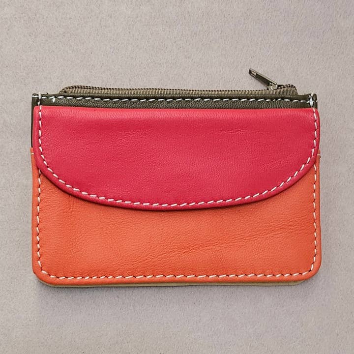 upcycled leather wallet Cw018 for wholesale by Royal marais
