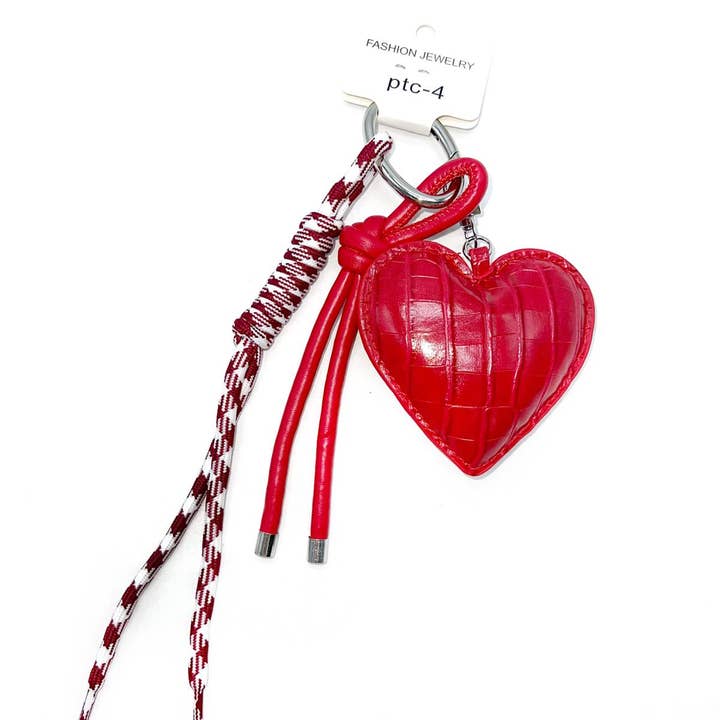 LINETA - Wholesale Keychain - Women's - PTC-4 Trendy keychain heart pattern7