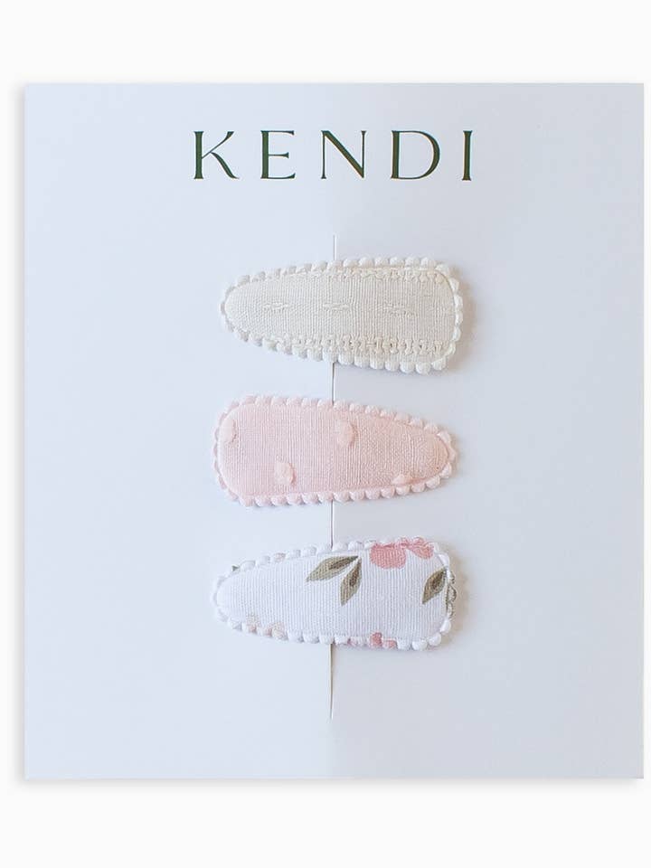 Juego de Mini Clips de 3 Unidades para venta al por mayor de Colored Organics