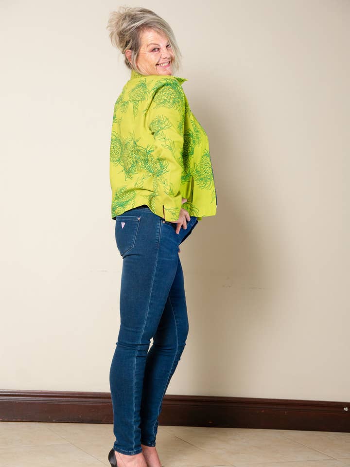 SHORT JACKET PROTEA for wholesale by apfelgrün zum Anziehen