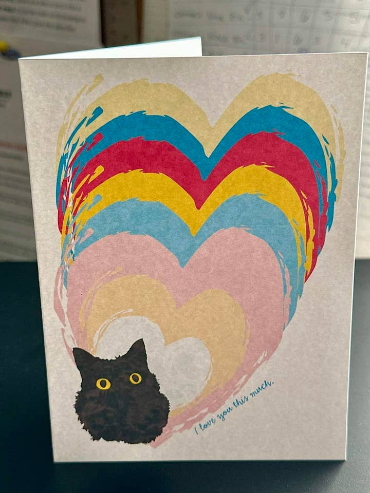 Biglietto di auguri con scritta «I Love You» per la vendita all'ingrosso da parte di Mobius Theory