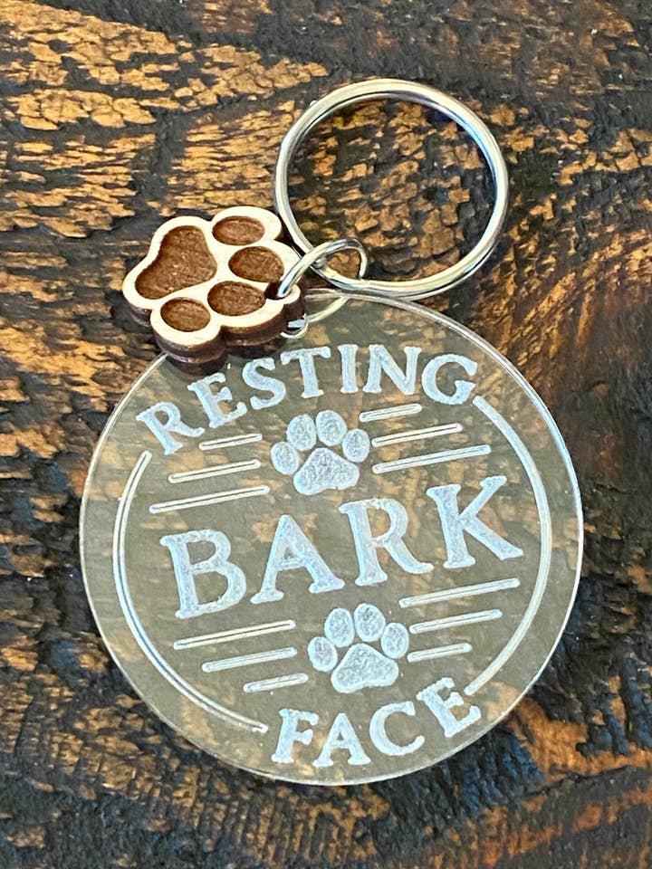 Chaveiro Rosto de Casca de Descanso por atacado de Suchfungoods