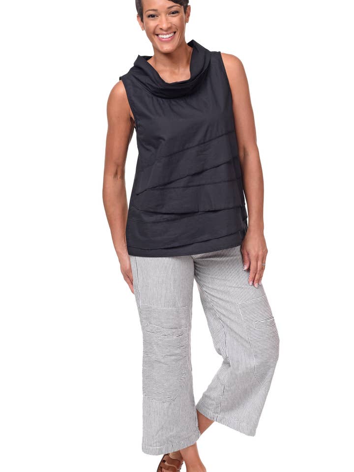 Pantalón de Gran Bolsillo CV405 en Raya Ticking* para venta al por mayor de Tulip Clothing