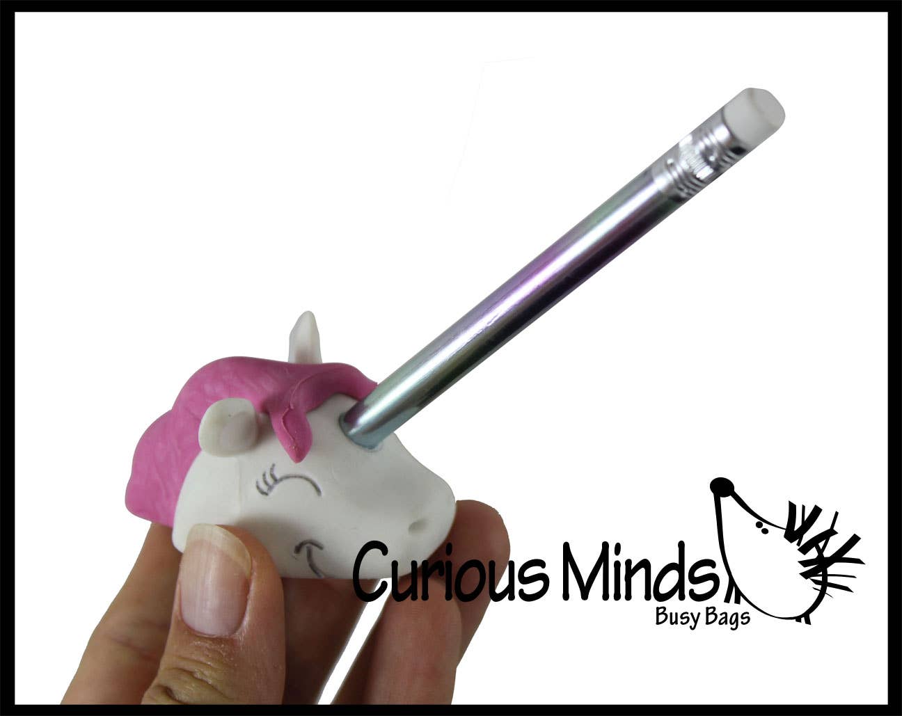 Curious Minds Toys – wholesale Suddgummi – Barn – 1 Unik 3D Unicorn Eraser med Pencil Horn Eraser CUTE3