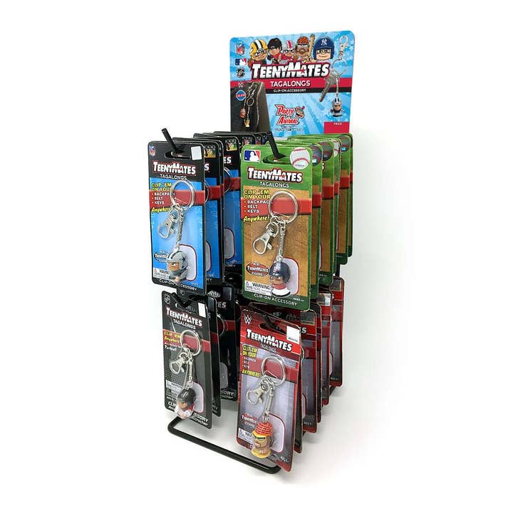 Party Animal, Inc. - Wholesale Keychain - Unisex - Kansas City Chiefs TeenyMate Tagalongs Keychain1