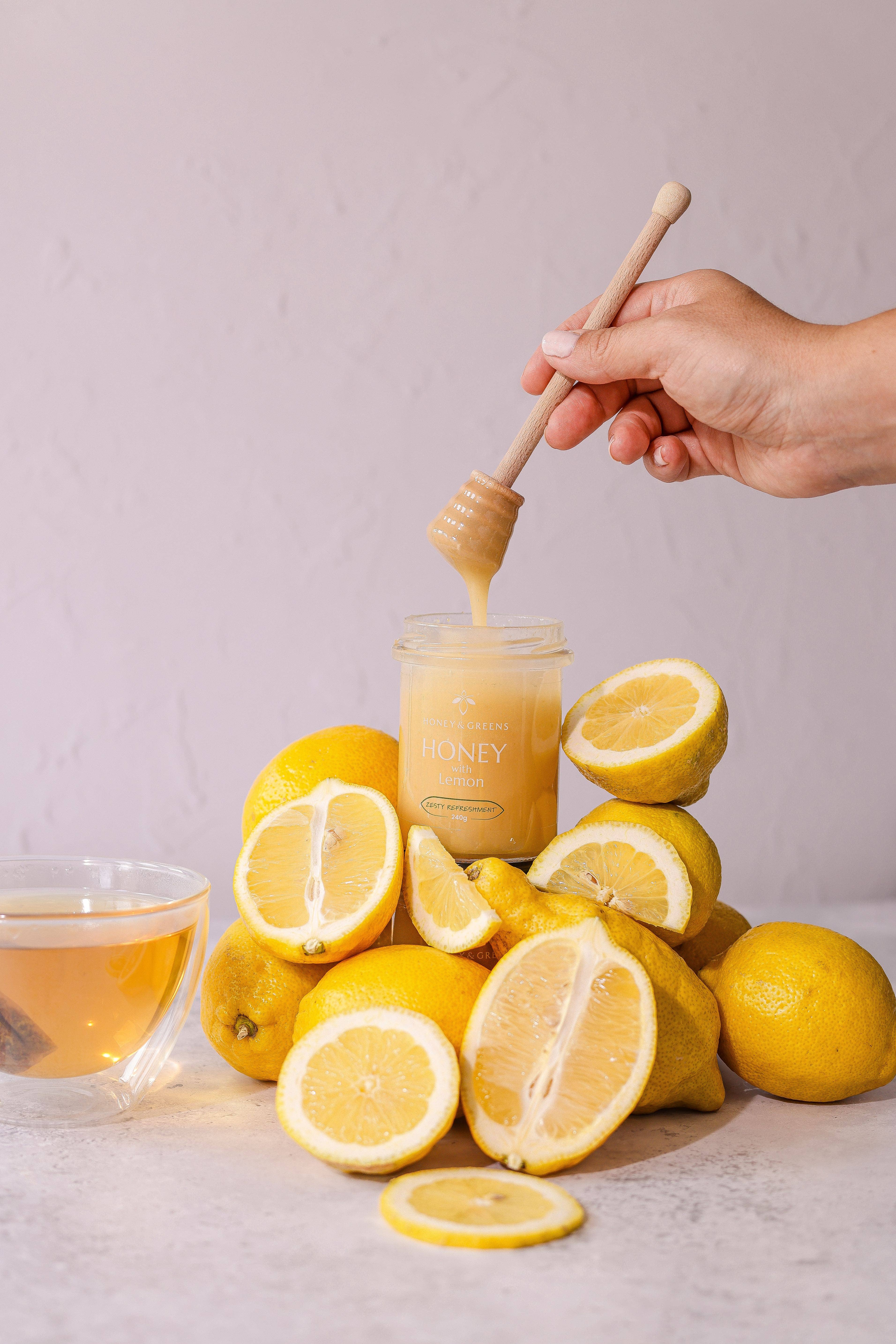 Honey & Greens - Wholesale Honey - Honey with Lemon – Winters Finest Remedy
3