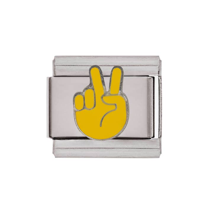 Peace Sign Italian Charm for wholesale by Niche Charms