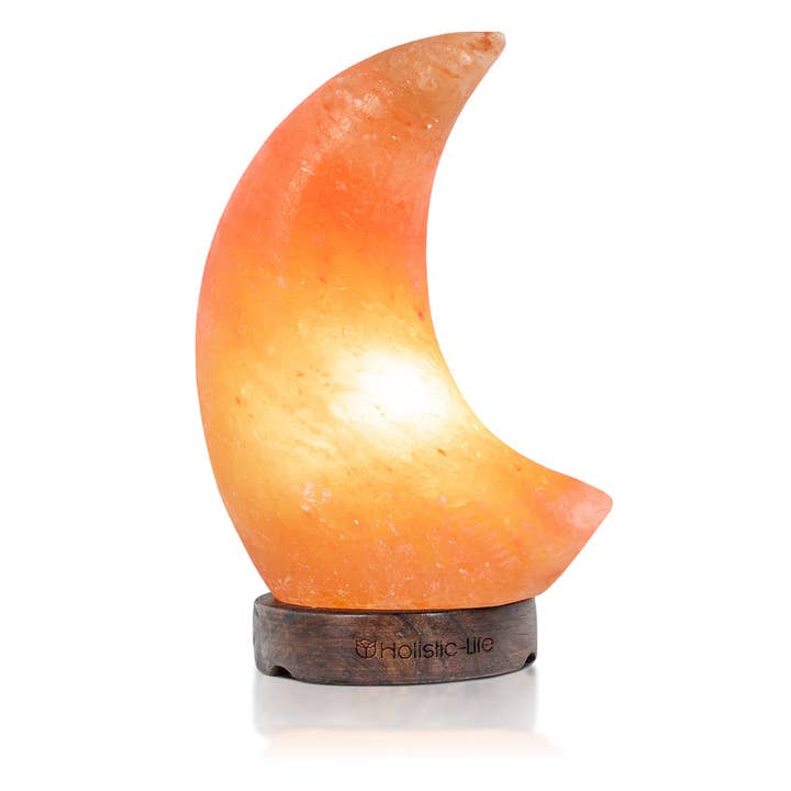 Dimmable Himalayan Half Moon Salt Lamp 2-3kg for wholesale by holistic-life