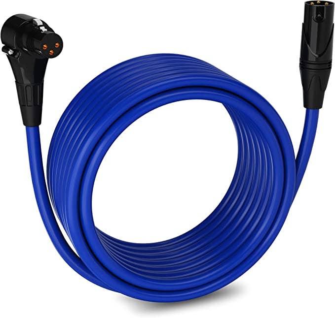LyxPro - Wholesale Muziekaccessoire - Microfoon XLR gehoekte vrouwelijke kabel 3-pins microfoonkabel Pro Audio28