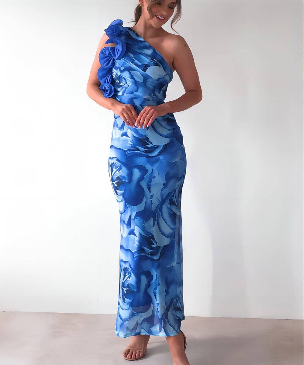 Aria Romance - Vente Robe de soirée – femme - Robe moulante à appliques florales11