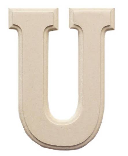 Angels Craft – wholesale Craft supplies – Wood Letters MDF 6-inch with Routed Edge, 1-ct22